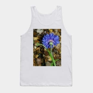 Blue cornflower Tank Top